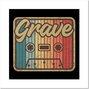 Grave Vintage Cassette Posters and Art